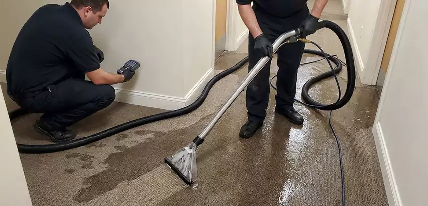 Basement Flooded Carpet Soaked Recovery in Paola